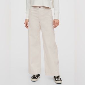 Gap High Rise Wide-Leg Corduroy Pants size 4